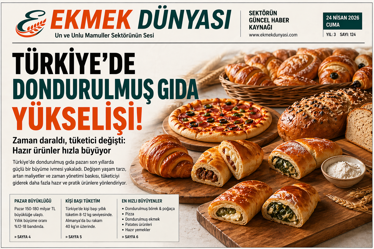 TÜRKİYE’DE DONDURULMUŞ GIDA YÜKSELİŞİ
