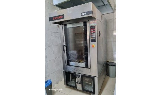 Satılık Ekipmanlar(Fırın/May.+Yoğurma+Tepsi Araba/Pak.Kapama/Evye)